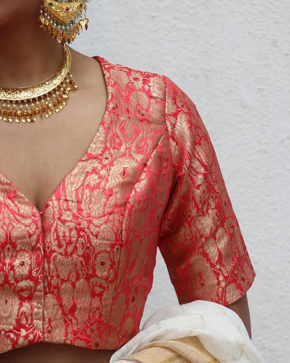 Tarini Brocade Blouse - Onam