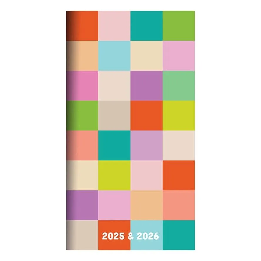 TF Publishing 2025-2026 Check Your Colors Small Monthly Pocket Planner