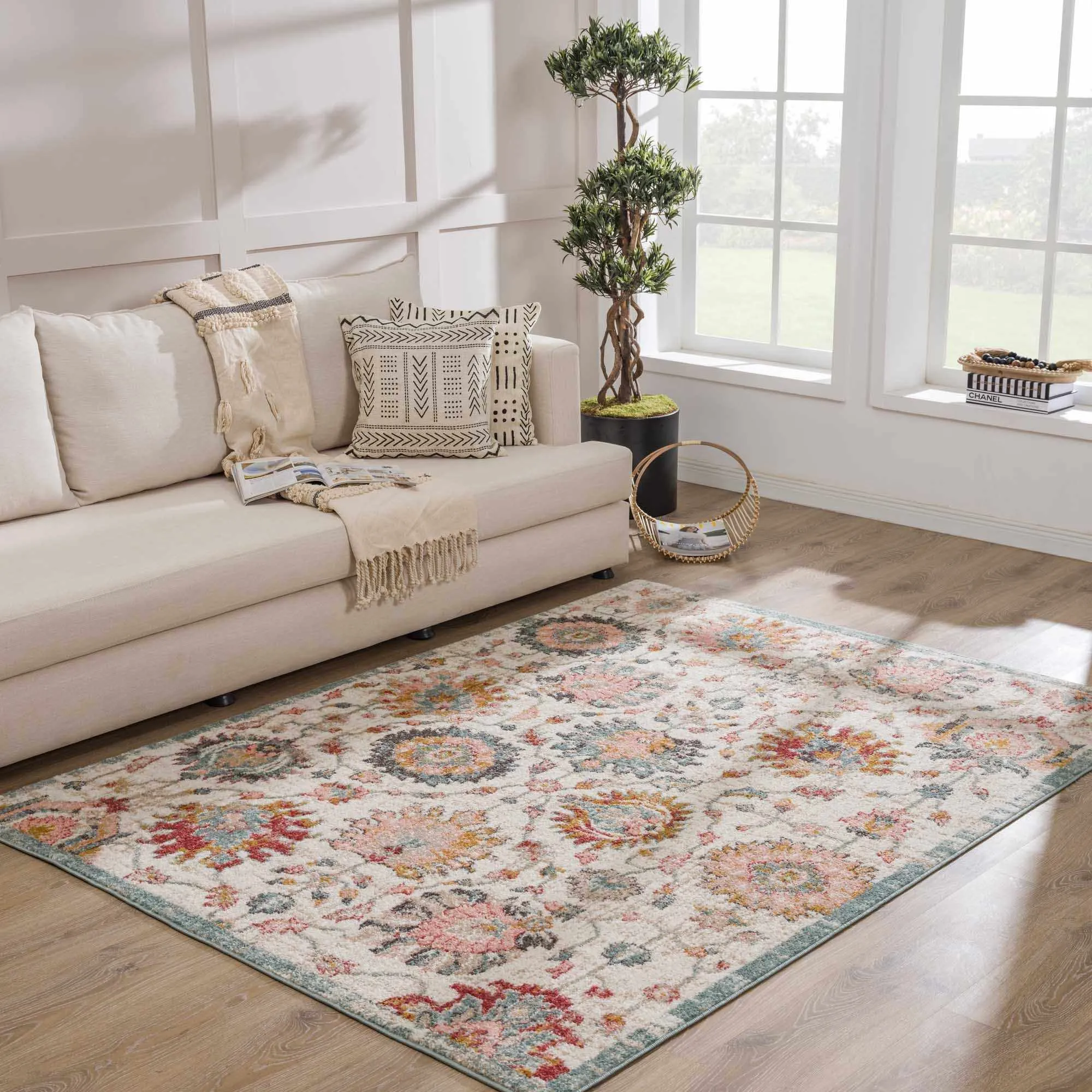 Twilight Floral Performance Rug