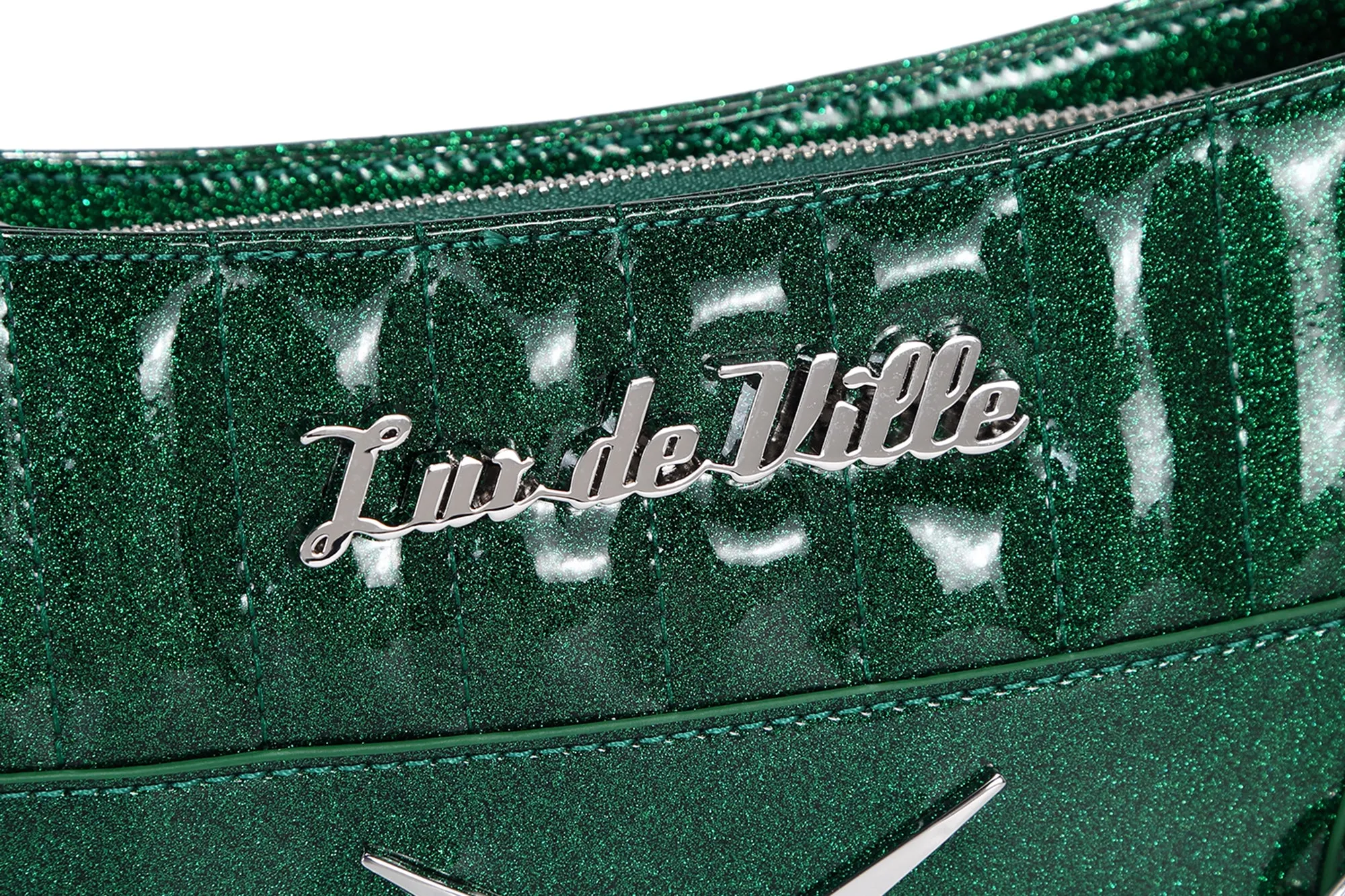 Venus Green Sparkle Hotrod Tiny Tote