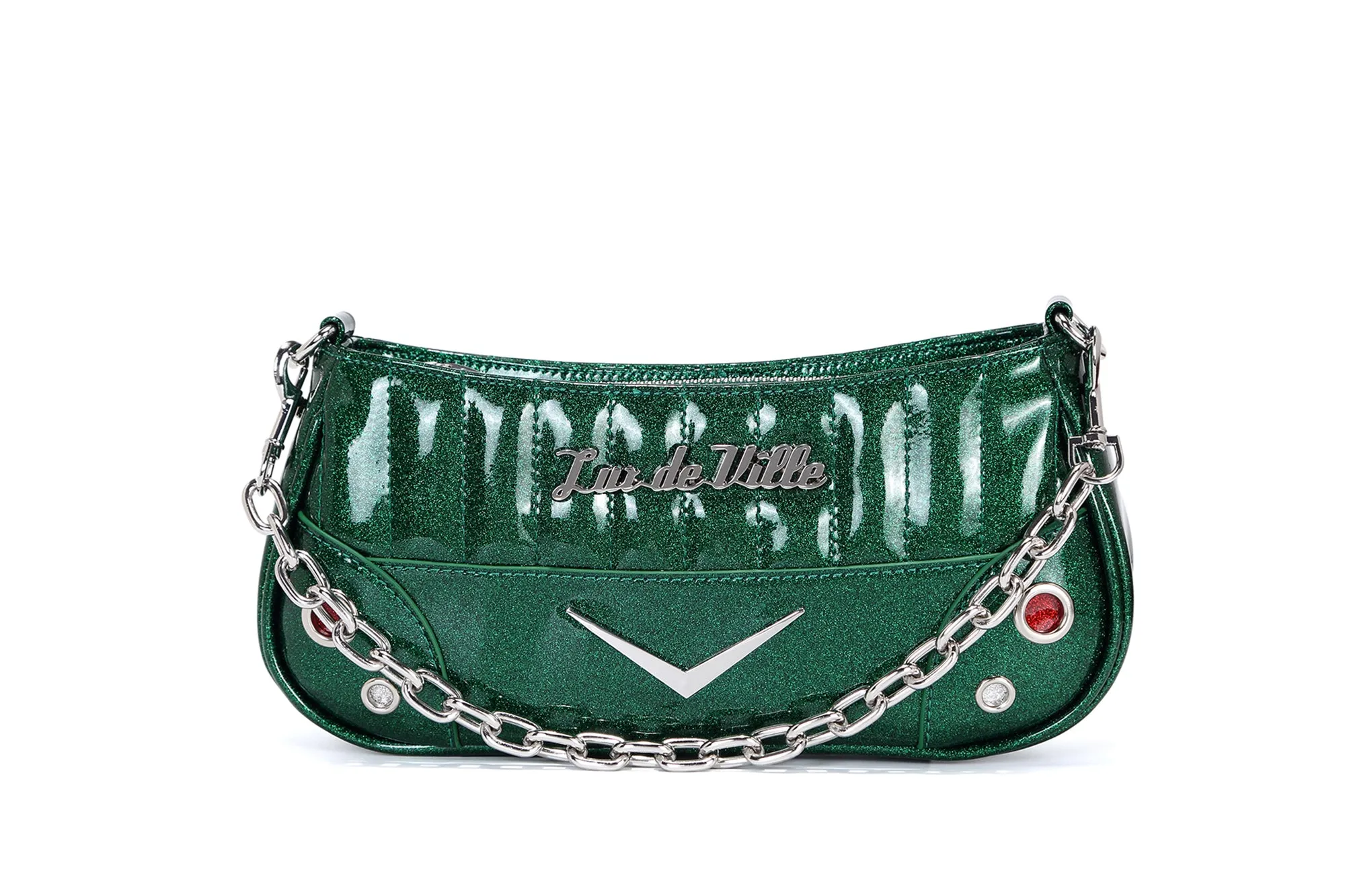 Venus Green Sparkle Hotrod Tiny Tote