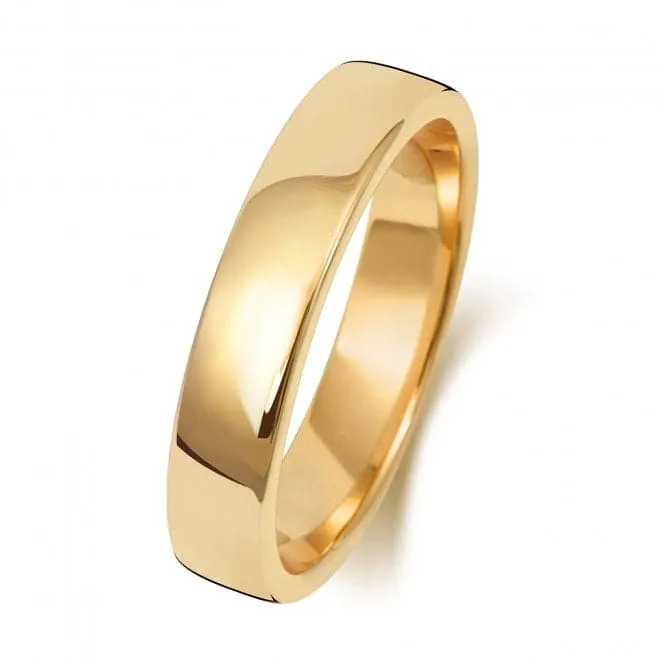 Wedding Band 18K Soft Court 4mm-1.75 Wedding  Ring WQ134H