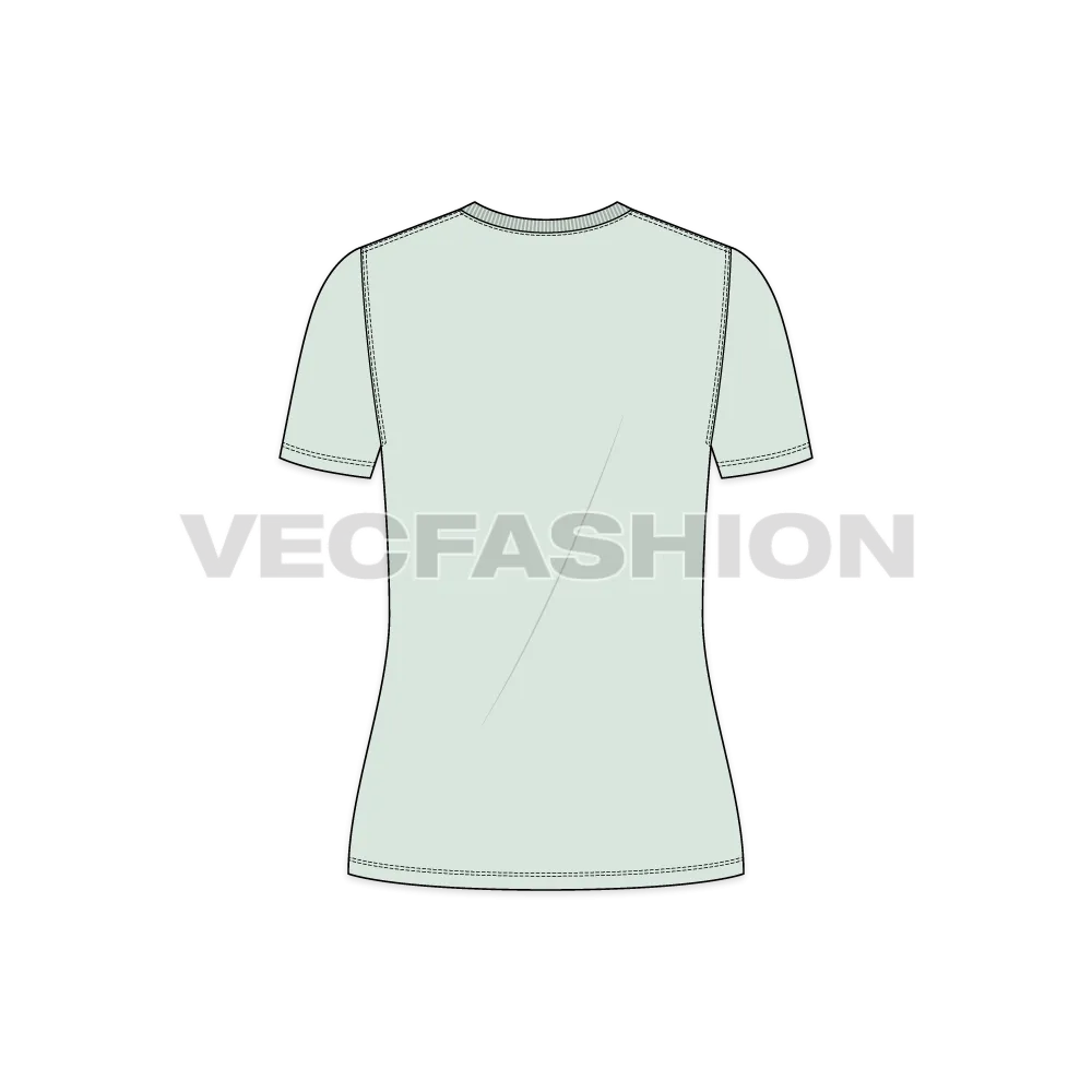 Women's Basic V-neck T-shirt